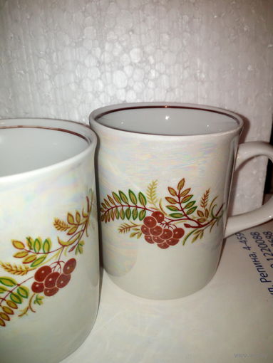 КРУЖКИ ЧАЙНЫЕ "РЯБИНА"МИНСК