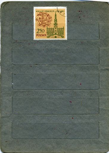 ПОЛЬША, 1980,   ПАМЯТНИКИ АРХИТЕКТУРЫ, серия   1м (на "СКАНЕ" справочно приведены номера и цены по  Michel)