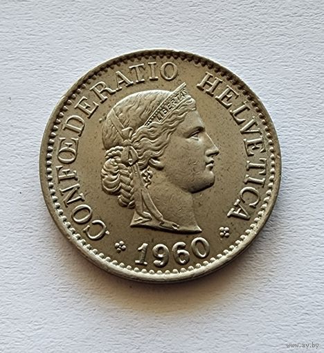 Швейцария 10 раппенов, 1960