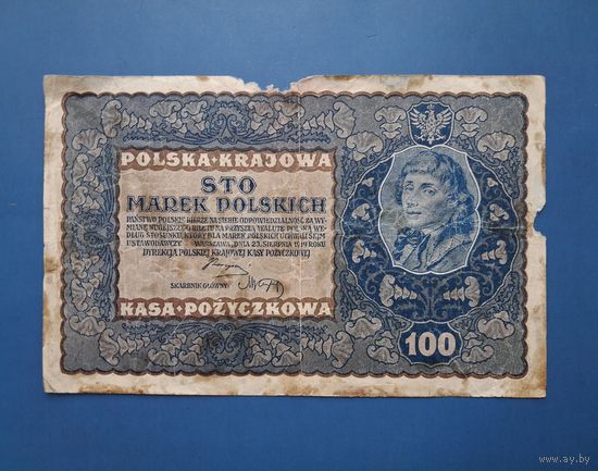 100 МАРОК ПОЛЬСКИХ 1919