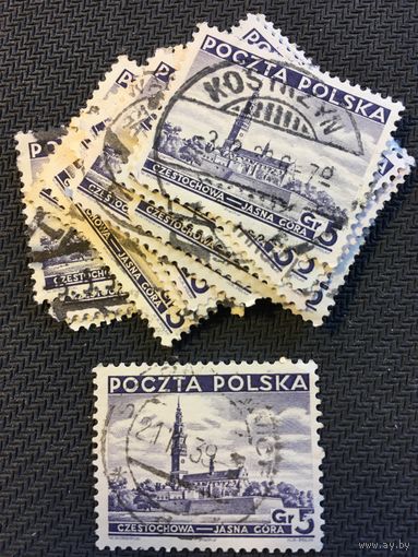 ЦІКАВІЦЬ АБМЕН! 1937, Чэнстахова - Ясная Гара, 5 грош