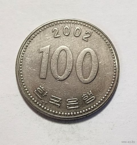 Южная Корея 100 вон, 2002