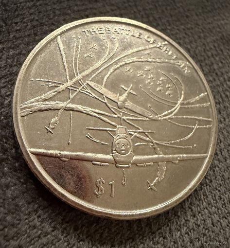 Монета. Монета. Сьерра-Леоне. 1 доллар 2005 год. 60 лет окончанию Второй мировой войны. Битва за Британию.