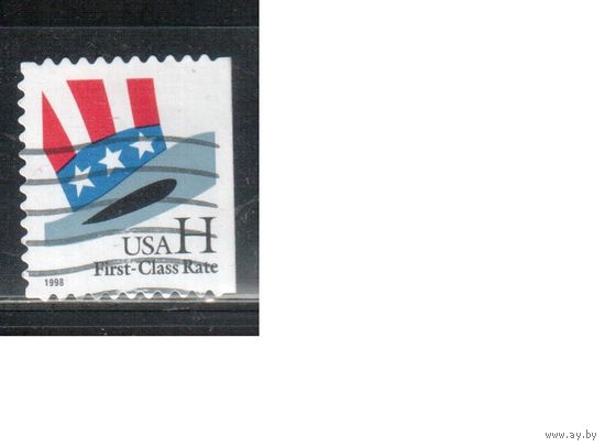 США-1998 (Мих.3059) , гаш., Шляпа (одиночка),