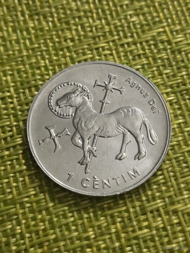 Андорра 1 сентим 2002г