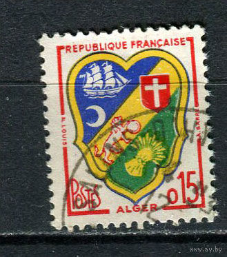 Франция - 1960 - Герб 0,15Fr - [Mi.1276] - 1 марка. Гашеная.  (Лот 52HJ)-T41P50