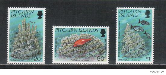Питкерн-1994 (Мих.436-438) , ** , Морская фауна, Рыбы (полная серия)