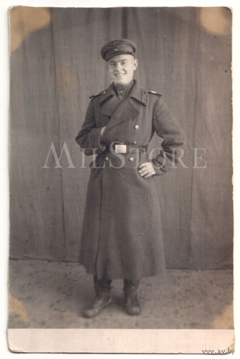Старший сержант авиации ВВС РККА. 1945 год. Трофейная пряга.