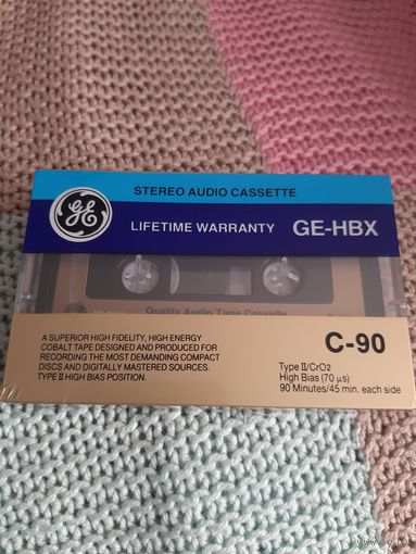 Кассета GENERAL ELECTRIC GE-HBX C-90.