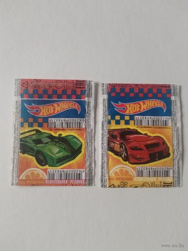 Обертки от жевательной резинки.