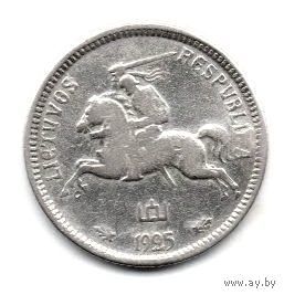 ЛИТОВСКАЯ РЕСПУБЛИКА /ПЕРВАЯ РЕСПУБЛИКА/. 1 ЛИТ 1925. ПАГОНЯ. СЕРЕБРО