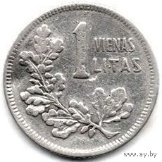 ЛИТОВСКАЯ РЕСПУБЛИКА /ПЕРВАЯ РЕСПУБЛИКА/. 1 ЛИТ 1925. ПАГОНЯ. СЕРЕБРО