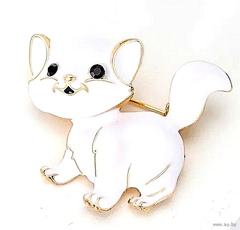 Брошь кошка(в подарочной упаковке) + бонус.