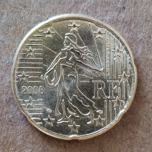 Франция 20 евроцентов 2008 г., KM# 1411