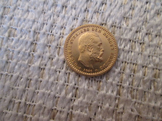 5  крон  ,  Швеция  ,  Оскар 2 ,    1901 год