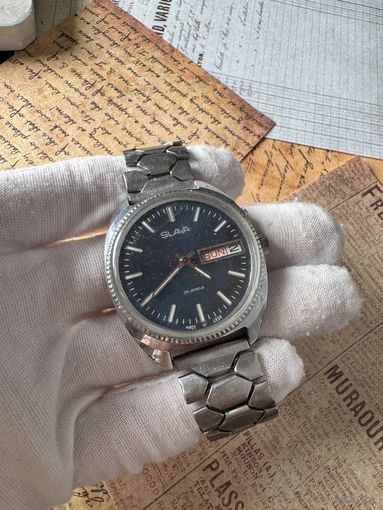 Часы Слава СССР с календарем