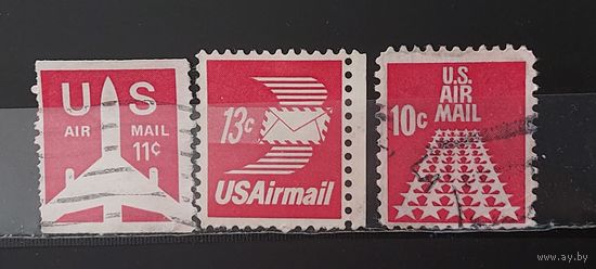 РАСПРОДАЖА. США. Авиапочта. Гаш.