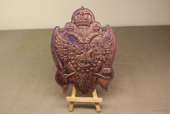 Киверная бляха  ВОЙНА 1812 год. Распродажа коллекции вещей. С РУБЛЯ! АУКЦИОН!