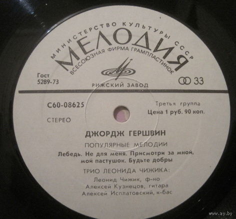 Джордж Гершвин – Популярные Мелодии