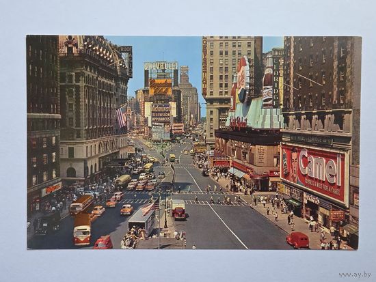 New York City Crossroads of the World Times Square Alfred Mainzer. Нью-Йорк Перекресток мира Таймс-сквер Альфред Майнцер.