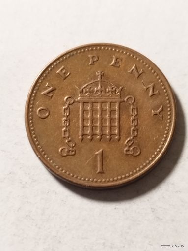 Великобритания 1 пенни 2005
