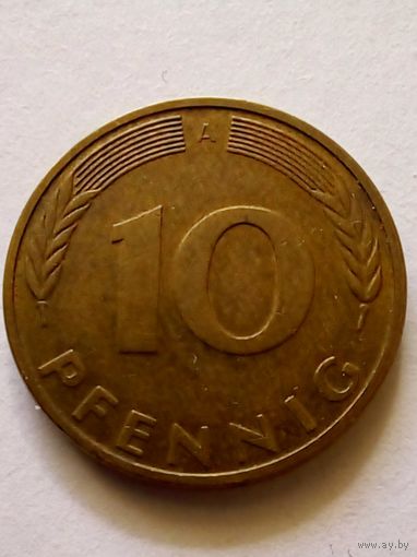 10 пфеннигов 1991 А (1)