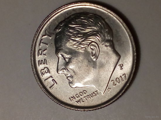 10 центов США 2017 P год