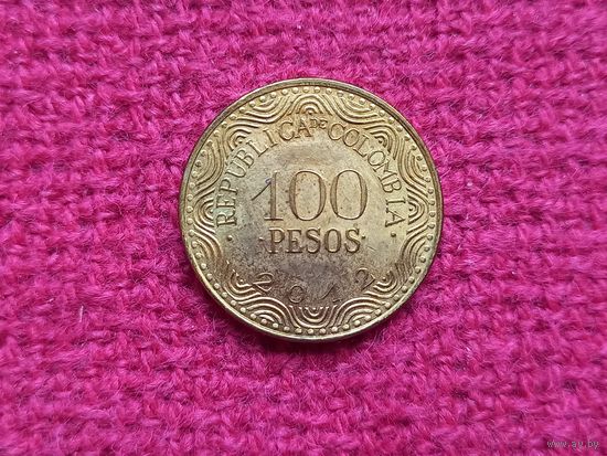 Колумбия 100 песо 2012 г.