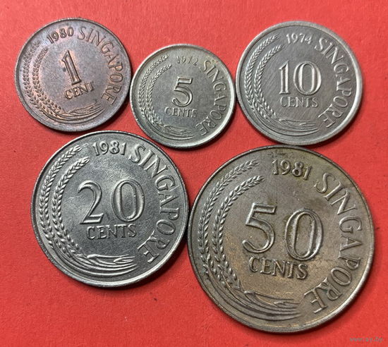 Сингапур 5 монет
