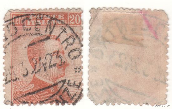 Италия (Mi) IT 125 20 чентезимо 1916-1925 год King Victor Emmanuel III ВЗ-unwatermarked (2) (m37)