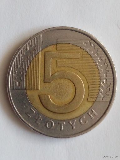 Польша 5 злотых 1994 г.