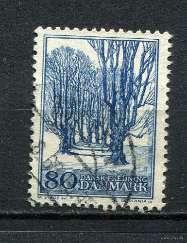 Дания - 1966 - Деревья - [Mi. 443] - полная серия - 1 марка. Гашеная.  (LOT EA16)-T10P29