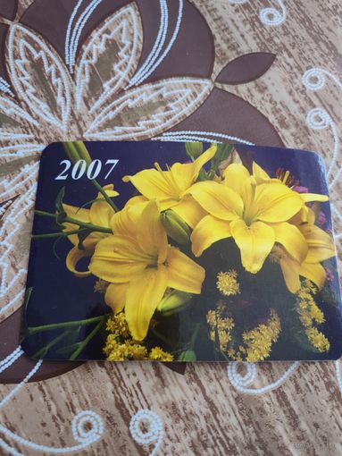 Календарик,цветы,2007
