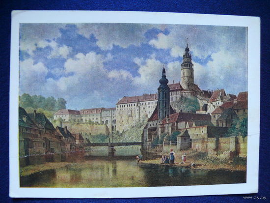 Гавранек Бедржих. Вид на Чешский Крумлов, 1955.