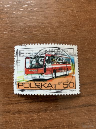 Польша 1973. Городской автобус  Jelcz Berliet.
