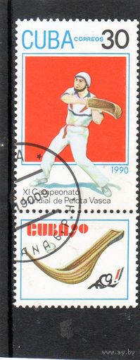 Куба.Спорт.Чемпионат мира по баскской пелоте.Куба.1990.