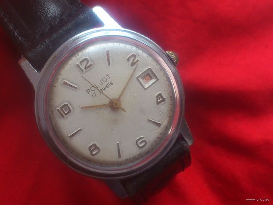Часы ПОЛЕТ 2414 КИРОВСКИЕ в ДОСТОЙНОМ СОСТОЯНИИ из СССР 1960-х