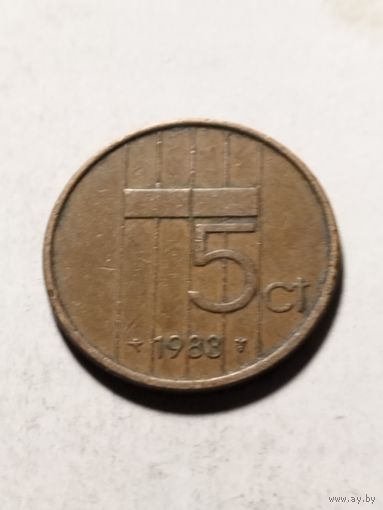 Нидерланды 5 центов 1983