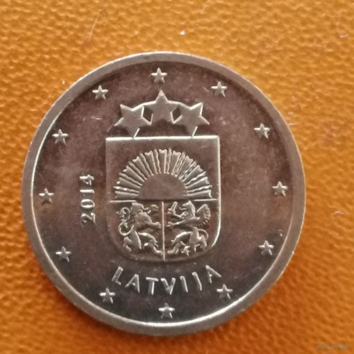 Латвия 2 евроцента, 2014 г., KM# 151