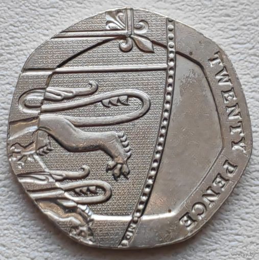 Великобритания 20 пенсов 2011
