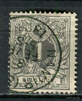 Бельгия - 1884 - Цифры 1С - [Mi.40] - 1 марка. Гашеная.  (Лот 5GQ)-T41P1