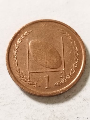 Остров Мэн 1 пенни 1997