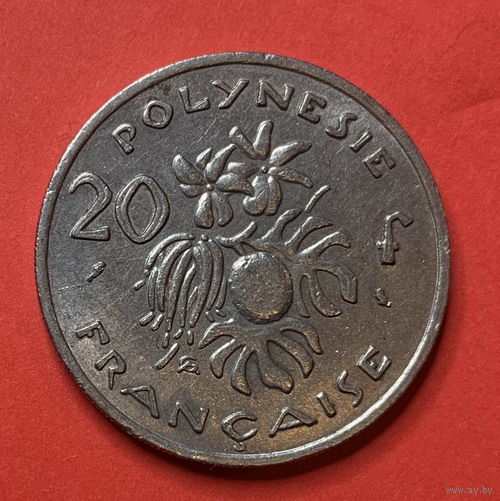 Французская Полинезия, 20 франков 1972г.
