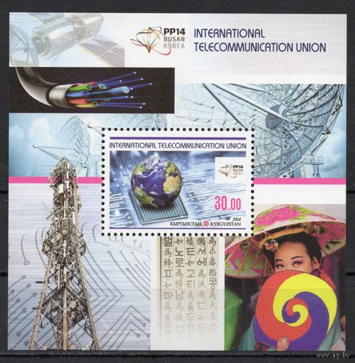Киргизия 2014. Конференция Международного союза электросвязи блок (491)