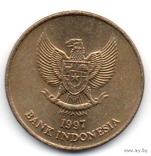 РЕСПУБЛИКА ИНДОНЕЗИЯ. 500 РУПИЙ 1997. ФЛОРА. ОТЛИЧНАЯ.