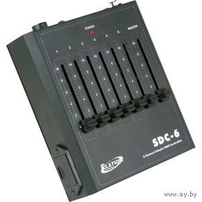 Elation SDC-6 DMX Контроллер для управления светом DMX 6-ти канальный