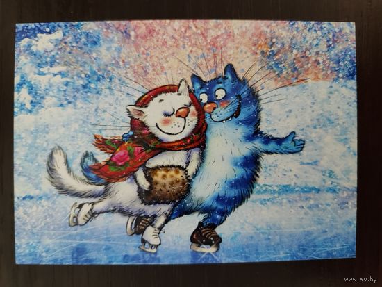 Календарик Синие коты 2021г