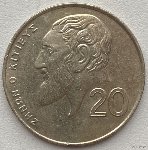 Кипр 20 центов 1994 г. Цена за 1 шт.
