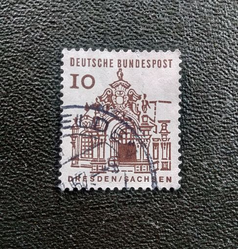 Марка Германия 1964 год Архитектура