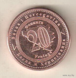 Босния и Герцеговина 20 фенинг 2025